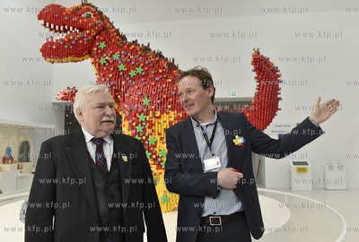 Wizyta Lecha Wałęsy w Billund w Danii. Były prezydent...