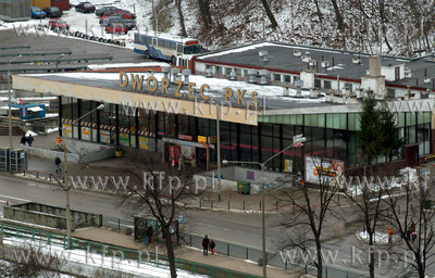 Widok na Dworzec PKS w Gdansku. 14.02.2004 fot. Krzysztof...
