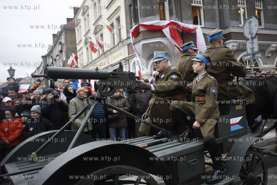 Gdansk. Parada z okazji z Swieta Niepodleglosci. 11.11.2010...