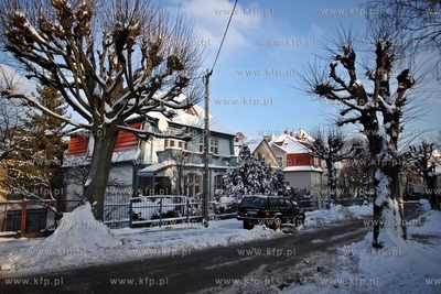 Sopot. Domy przy ul Ignacego Paderewskiego.
14.01.2013
fot....