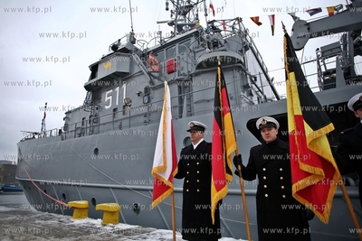 Gdynia Oksywie. Port Wojenny. Uroczystosc objecia przez...