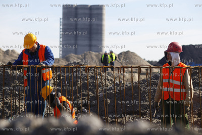 Uroczystosc wmurowania kamienia wegielnego pod budowe...