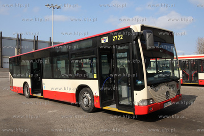 Zajezdnia autobusowa ZKM przy ul. Hallera w Gdańsku....