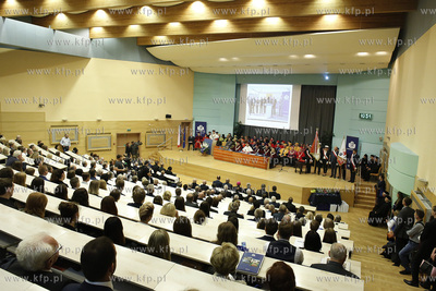 Aula wydziału Prawa i Administracji Uniwersytetu Gdańskiego....