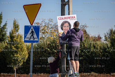 Sopot. Ul. Władysława Łokietka. Samorządowa kampania...