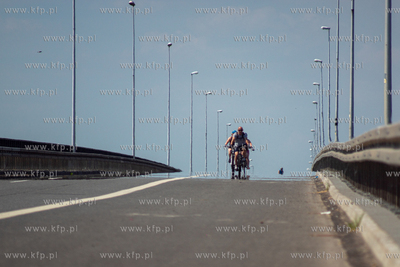 Kiezmark. Stary most nad Wisłą na dawnej trasie nr...