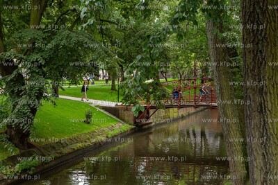 Park na Targu Rakowym po modernizacji. 5.08.2019 /...