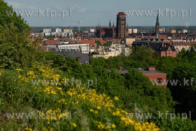 Panorama Gdańska z Góry Gradowej. 24.05.2021 / fot....