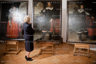 Gdansk. Muzeum Narodowe, oddział Sztuki Dawnej. Uroczystosc...