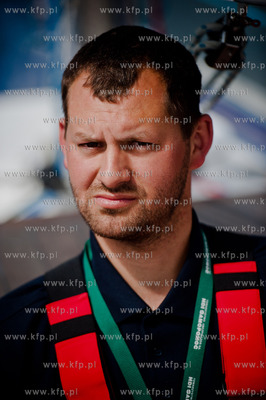 Gdynia. Port Jachtowy. Basen Zaruskiego. Zeglarz Maciej...