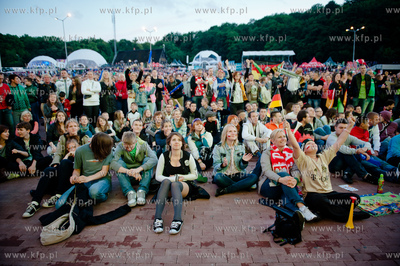 Gdansk. Fanzone - Strefa Kibica. Relacja meczu Mistrzostw...