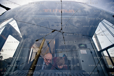 Gdansk. Zajezdnia tramwajowa ZKM we Wrzeszczu. Zaklad...