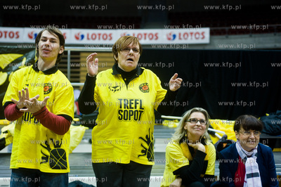 Sopot. Ergo Arena. Mecz sparfingowy Trefl Sopot - Asseco...