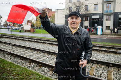 Gdansk. Manifestacja niezadowolonia, zorganizowana...