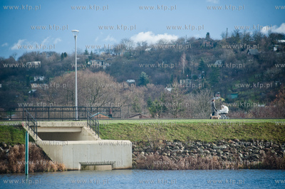 Gdansk. Zbiornik retencyjny Augustowska. Konferencja...