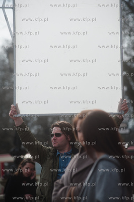 Gdansk. Nowy Ratusz. Plan zdjeciowy serialu pt. Prawo...