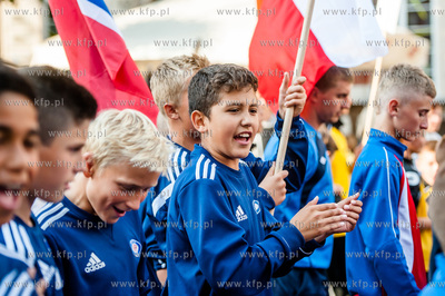 Gdansk. Dlugi Targ. Parad zawodnikow uczestniczacych...