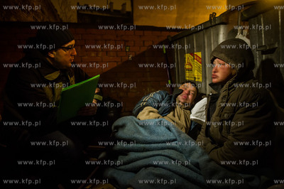 Gdansk. Prowadzone na terenie miasta liczenie osob...