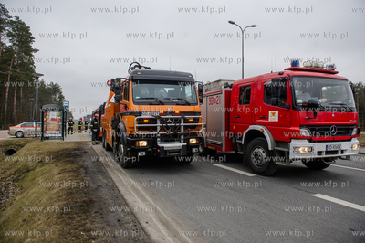 Gdansk. Wypadek drogowy na ulicy Slowackiego w poblizu...