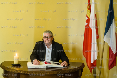 Gdańsk. Nowy Ratusz. Siedziba Rady Miasta. Wyłożona...