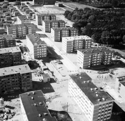 Gdansk Przymorze z lotu ptaka. 1966 0000502z Fot. Zbigniew...