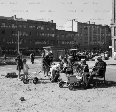 Skwer przy al. Grunwaldzkiej w Gdańsku Wrzeszczu....