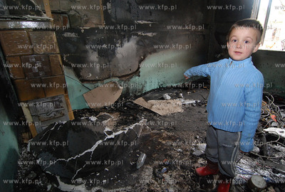 5-letni Sebastian Miszkowski ze wsi Barlomino w gminie...