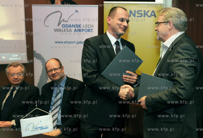 Gdansk. Hotel Mercure. Uroczystosc podppisania umowy...