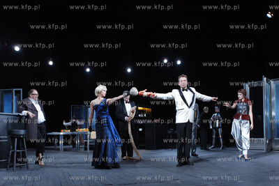 Teatr Wybrzeze w Gdansku. Proby do spektaklu BAL MANEKINOW,...