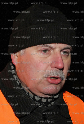 Gdansk, Wrzeszcz. Wykolejenie 8 wagonow z weglem, pociagu...