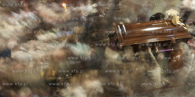 Eksporta zwlok biskupa Szlagi do katedry pelplinskiej....