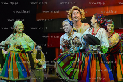 Proba medialna Chlopow w Teatrez Muzycznym w Gdyni....