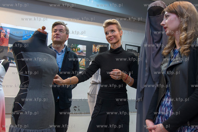 Joanna Krupa i prezydent Slupska Robert Biedron spotkal...