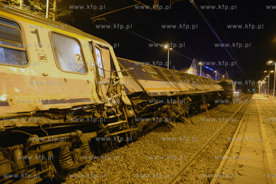 Wypadek kolejowy w Smetowie Granicznym kolo Kwidzyna....