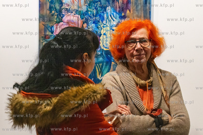 Wernisaż wystawy malarstwa Rity Staszulonok w Cosma...