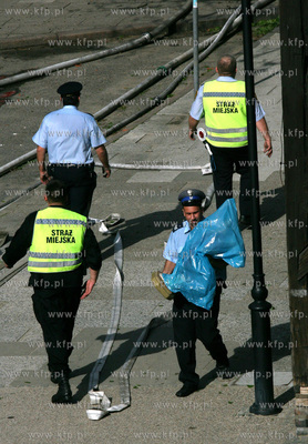 Pozar zabytkowego kosciola sw Katarzyny w Gdansku.

22.05.2006

Fot....