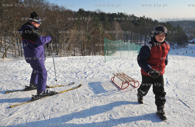 Stok narciarski i saneczkowy na Lysej Gorze w Sopocie....