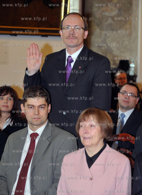 Obrady I sesji Rady Miasta Gdanska VI kadencji w Sali...