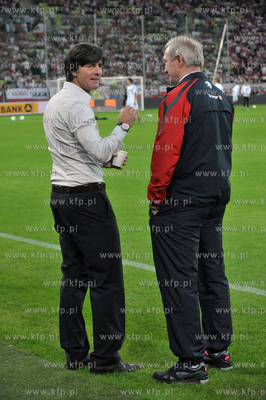 Gdansk. Stadion pilkarski PGE Arena. Mecz towarzyski...