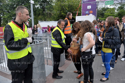 Otwarcie Gdanskiej Strefy Kibica na Placu Zebran Ludowych....