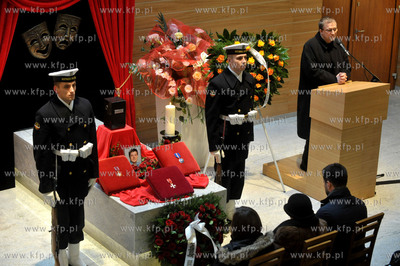 Pogrzeb Macieja Korwina, dyrektora Teatru Muzycznego...