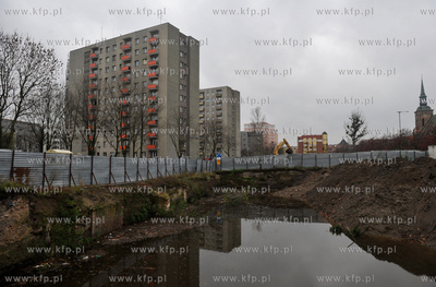 Gdansk. Prace archeologiczne przy ul. Dlugie Ogrody....