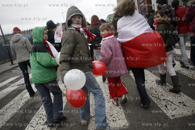Gdansk. Parada z okazji z Swieta Niepodleglosci.
11.11.2010
fot....