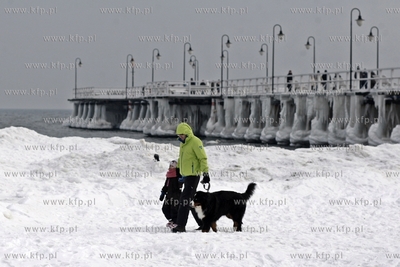 Niedziela na plazy w Gdyni Orlowie.
02.02.2014
fot....