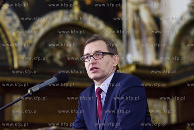 Gdańsk. Dwór Artusa. Wręczenie nagród Świadek...