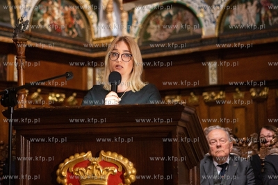 Uroczystość wręczenia medali Rady Miasta Gdańska....