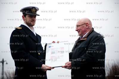 Gdynia Oksywie. Port Wojenny. Wielka gala banderowa...