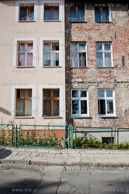 Gdansk. Wrzeszcz. Kamienica przy ulicy Saperow. 04.09.2012...