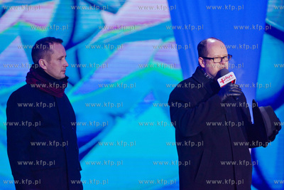 Gdansk. Dlugi Targ. Swiateczny koncert Cala Polska...