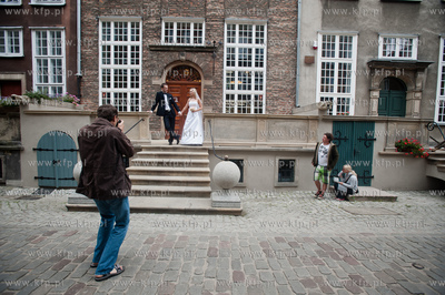 Gdansk. Ul Mariacka. Pelne turystow ulice starego miasta.
23.07.2013
fot....